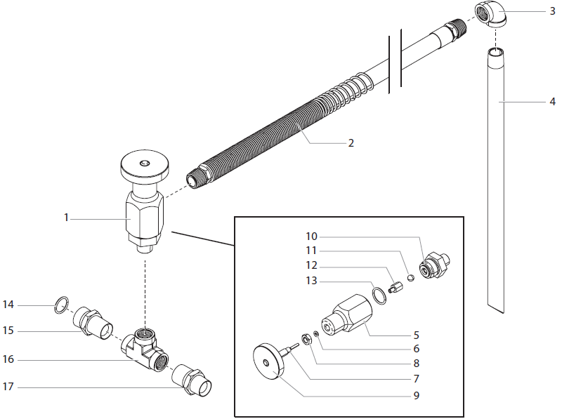 PowrTwin 12000 Plus DI Bleed Valve Assembly Heavy Materials Parts